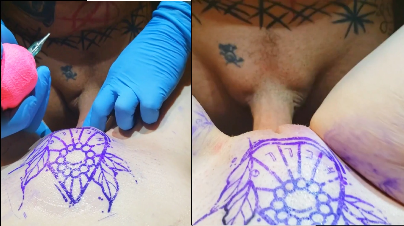 Hala Biglang Pinasok ni Tattoo Artist Uten niya kay Customer